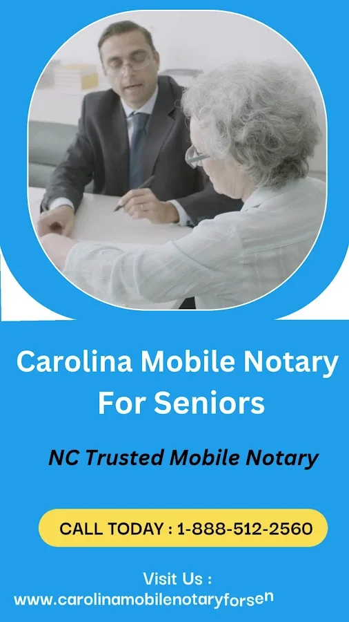 Carolina Mobile Notary For Seniors