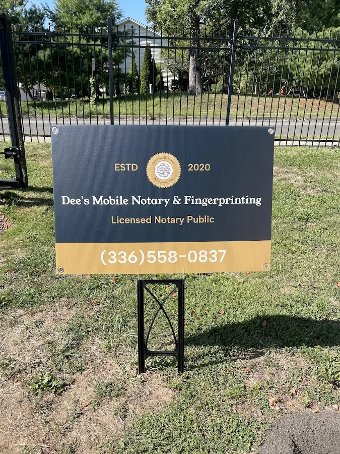 Dee's Mobile Notary and Fingerprinting