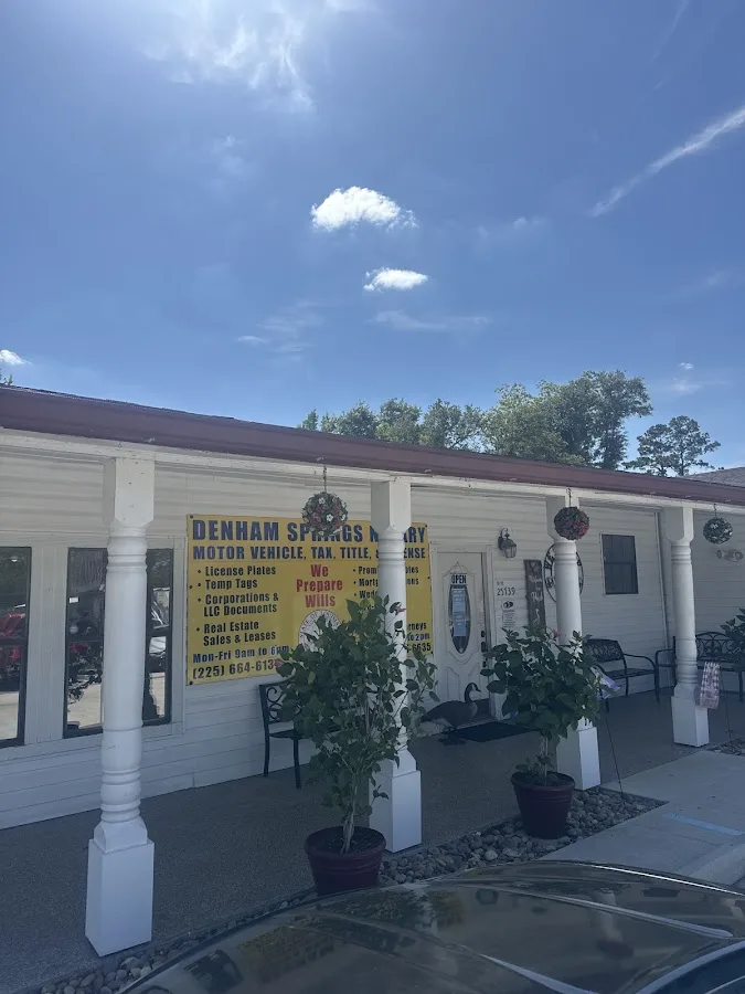 Denham Springs Notary / Plantation Tax, Title & License