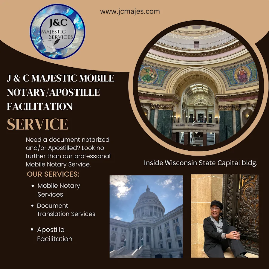 J & C Majestic Mobile Notary Public and Apostille Services