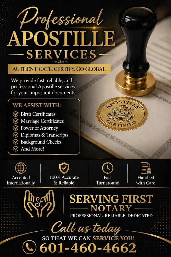 Serving First Notary